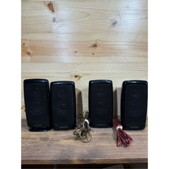 SET OF 5 Samsung Surround Sound HOME THEATER Speakers PS-RBD1250 FBD1250 CBD1250 - Picture 1 of 16